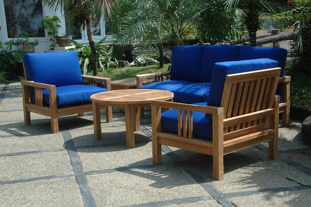 Anderson Teak SouthBay Deep Seating 5-Piece Conversation Set C : SET-255