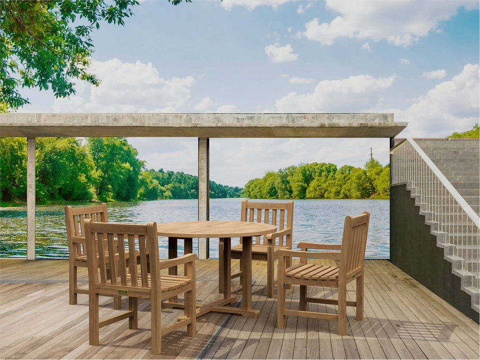 Anderson Teak Tosca Classic Armchair 5-Piece Dining Set : Set-27