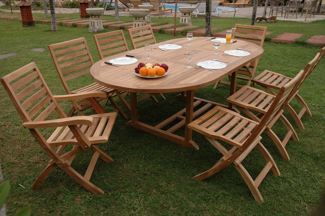 Anderson Teak Bahama Andrew 9-Piece Dining Set : Set-30