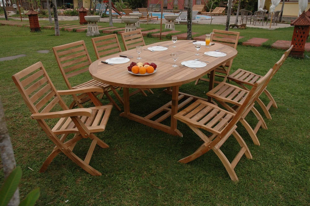 Anderson Teak Bahama Andrew 9-Piece Dining Set : Set-30