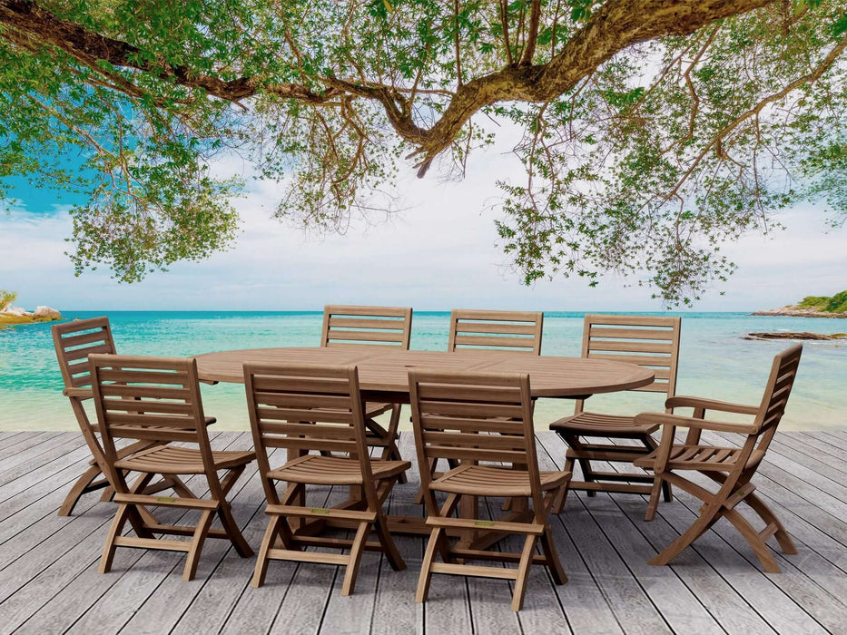 Anderson Teak Bahama Andrew 9-Piece Dining Set : Set-30