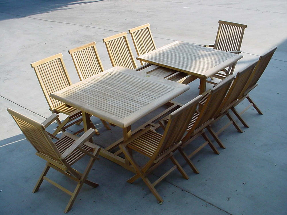 Anderson Teak Valencia Classic 15-Piece Dining Set : Set-32