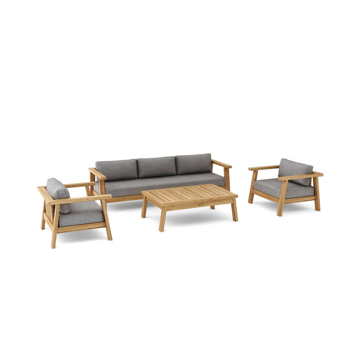 Anderson Teak SET-321 Palermo 4-Piece Deep Seating : SET-321