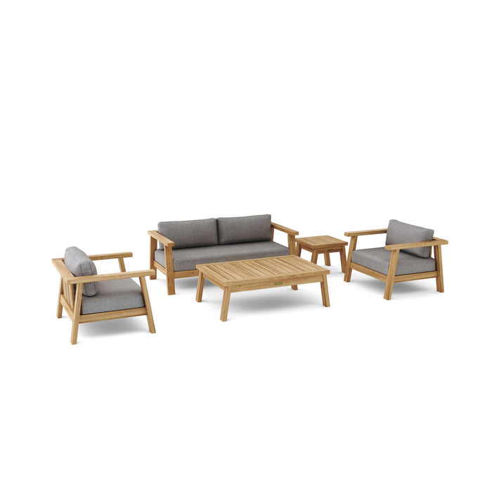 Anderson Teak SET-322 Palermo 5-Piece Deep Seating : SET-322