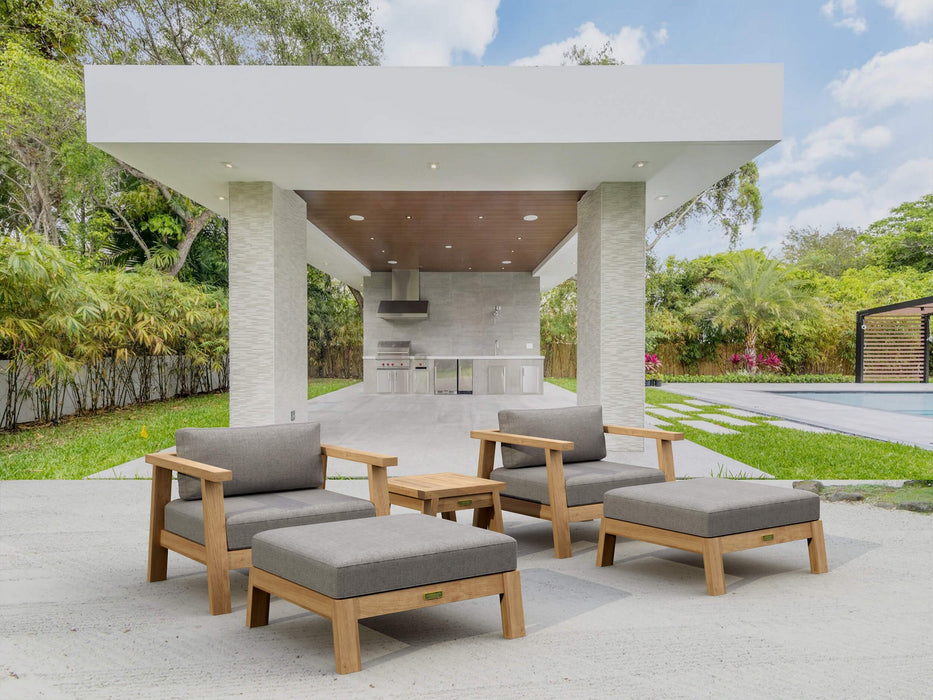 Anderson Teak SET-323 Palermo 5-Piece Deep Seating : SET-323