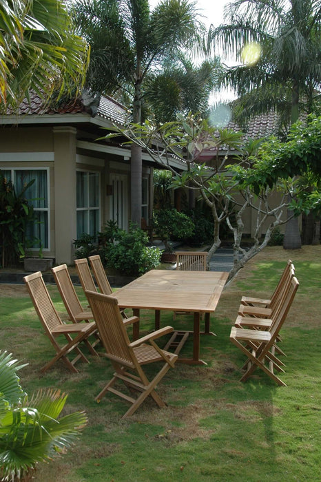 Anderson Teak Valencia Classic 11-Piece Dining Set : Set-32B