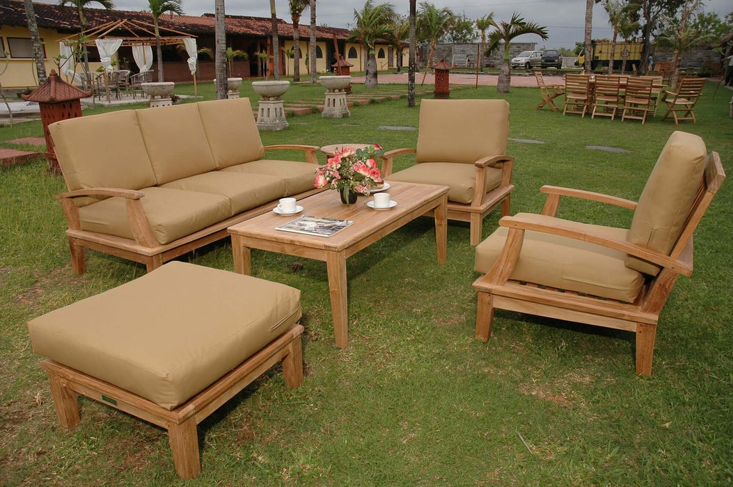 Anderson Teak Brianna 5-Piece Deep Seating Sofa Set : Set-41