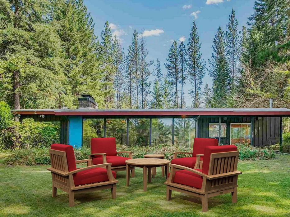 Anderson Teak Brianna 6-Piece Deep Seating Armchair Set : Set-43