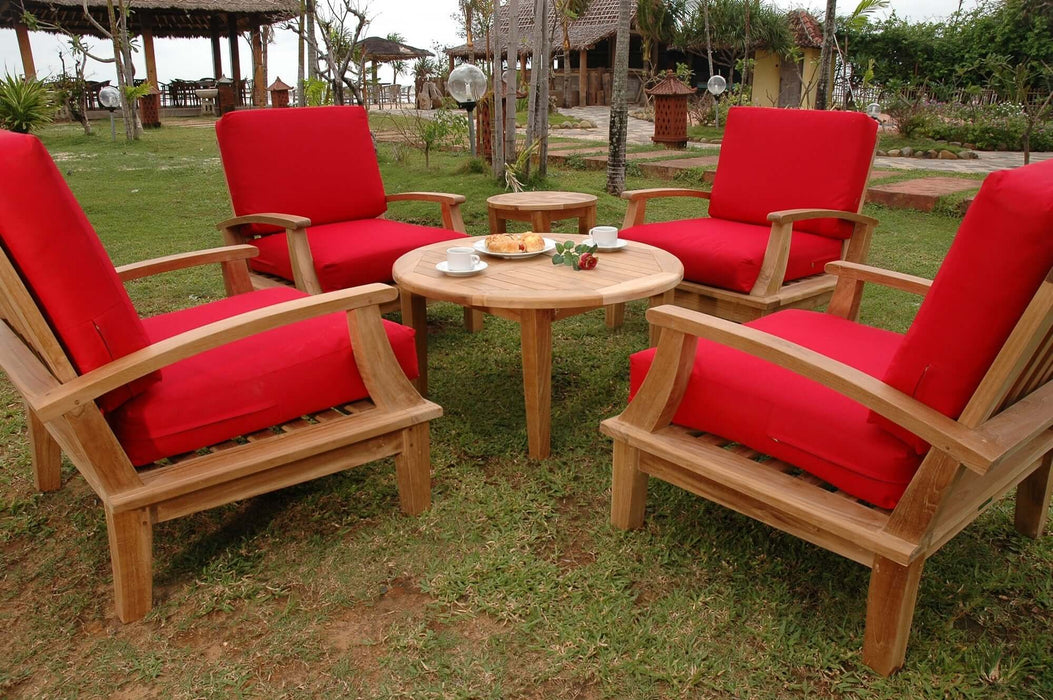 Anderson Teak Brianna 6-Piece Deep Seating Armchair Set : Set-43