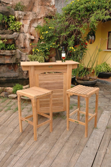 Anderson Teak Montego 3-Piece Bar Set : Set-49