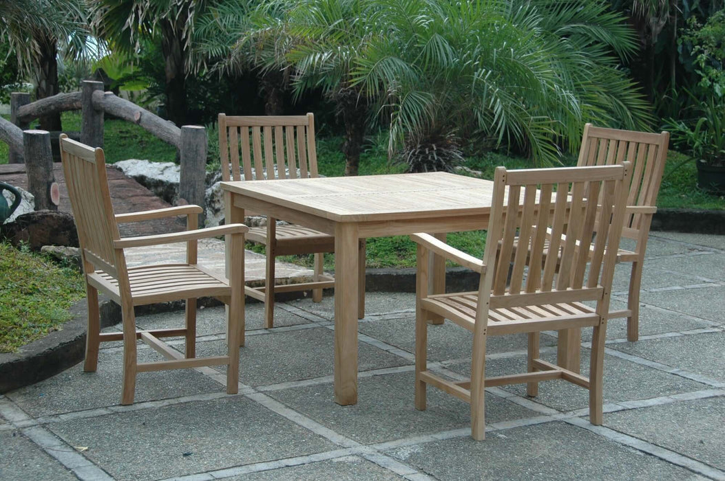 Anderson Teak Windsor Wilshire 5-Piece Dining Set : Set-61
