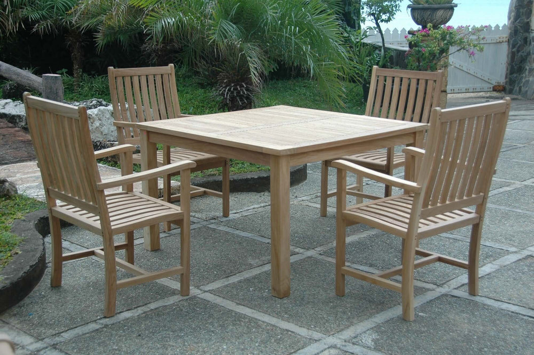 Anderson Teak Windsor Wilshire 5-Piece Dining Set : Set-61