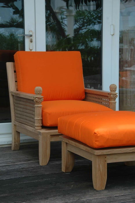 Anderson Teak Luxe 2-Piece Armchair & Ottoman Set : Set-70