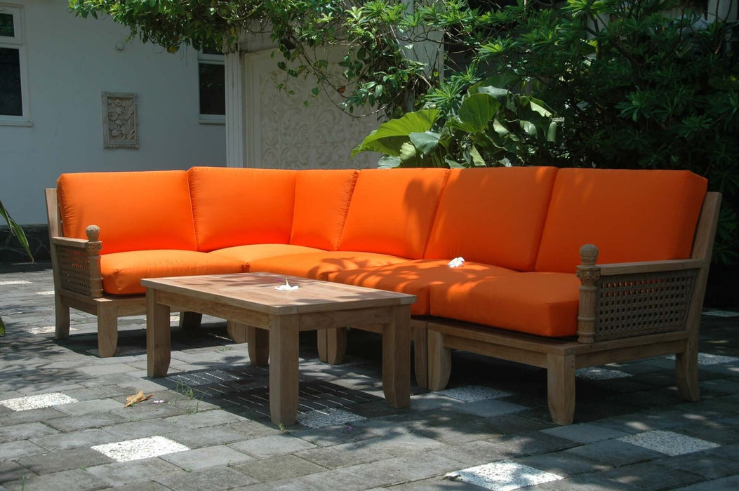 Anderson Teak Luxe 6-Piece Modular Set With Coffee Table : Set-72