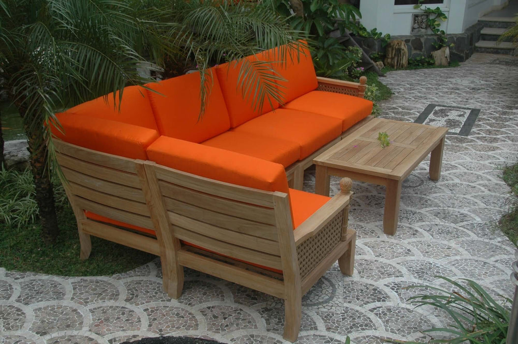 Anderson Teak Luxe 6-Piece Modular Set With Coffee Table : Set-72