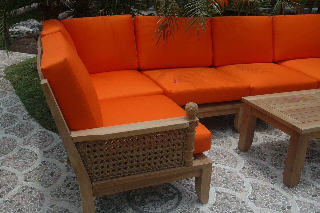 Anderson Teak Luxe 6-Piece Modular Set With Coffee Table : Set-72