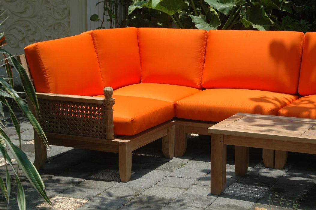 Anderson Teak Luxe 6-Piece Modular Set With Coffee Table : Set-72