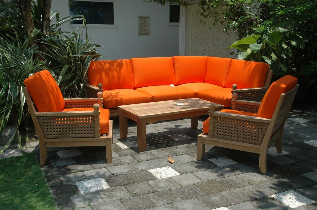 Anderson Teak Luxe 7-Piece Modular Set : Set-73