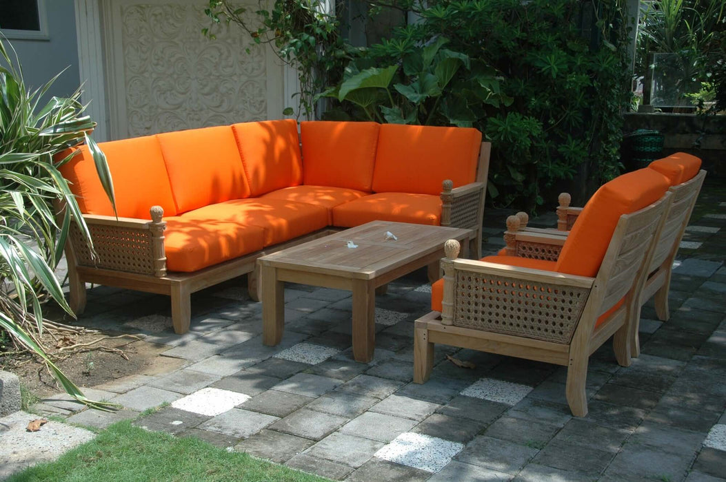 Anderson Teak Luxe 7-Piece Modular Set : Set-73