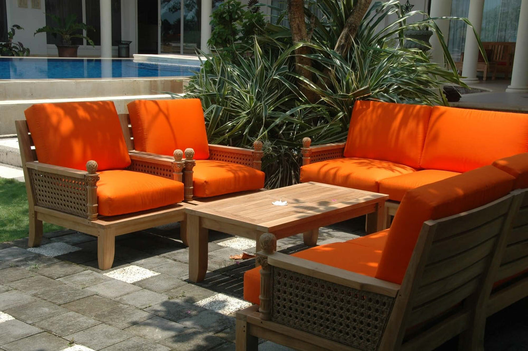Anderson Teak Luxe 8-Piece Modular Set With Coffee Table : Set-74