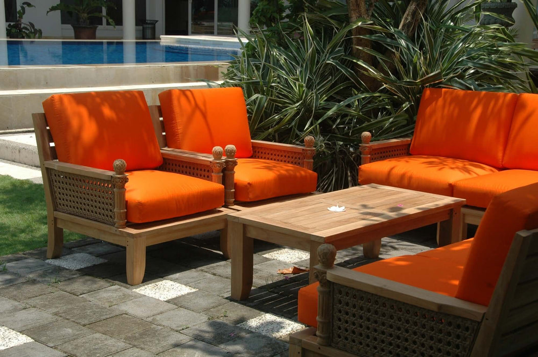 Anderson Teak Luxe 8-Piece Modular Set With Coffee Table : Set-74