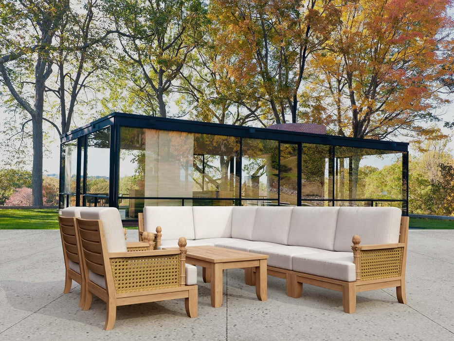 Anderson Teak Luxe 8-Piece Modular Set With Coffee Table : Set-74