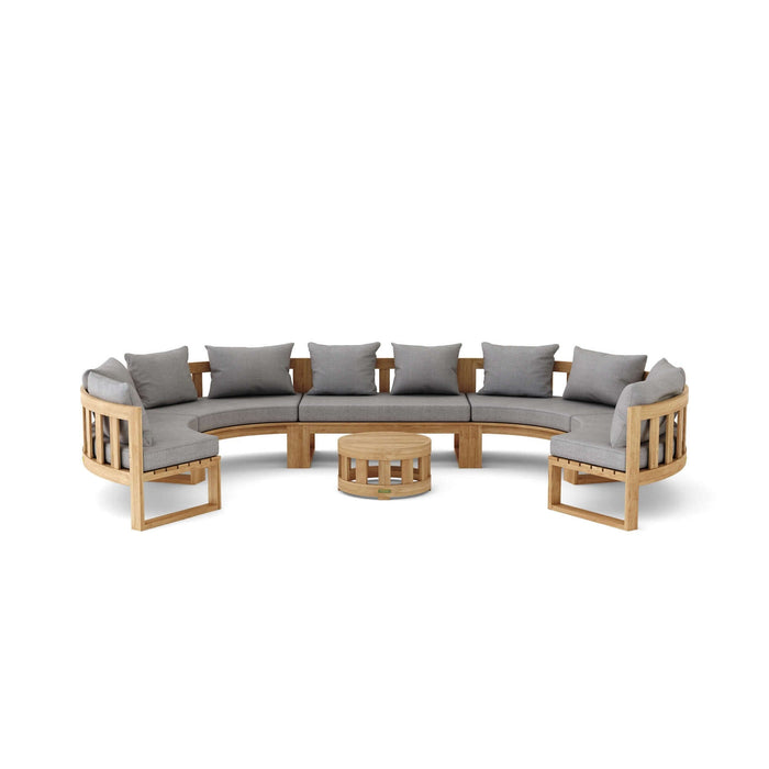 Anderson Teak SET-812 Circular Modular Deep Seating Set : SET-812