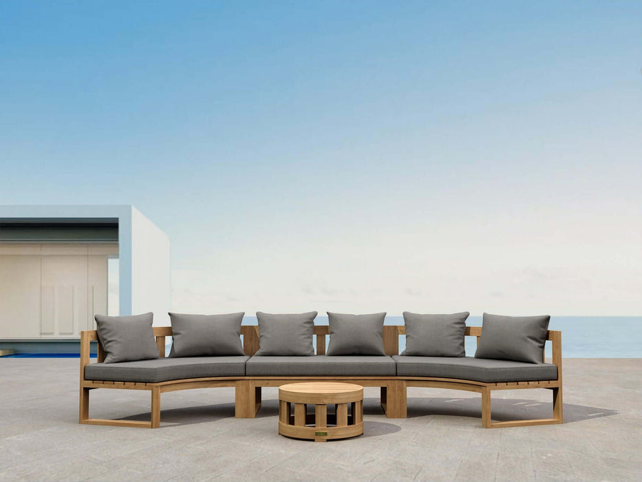 Anderson Teak SET-814 Circular Modular Deep Seating Set : SET-814