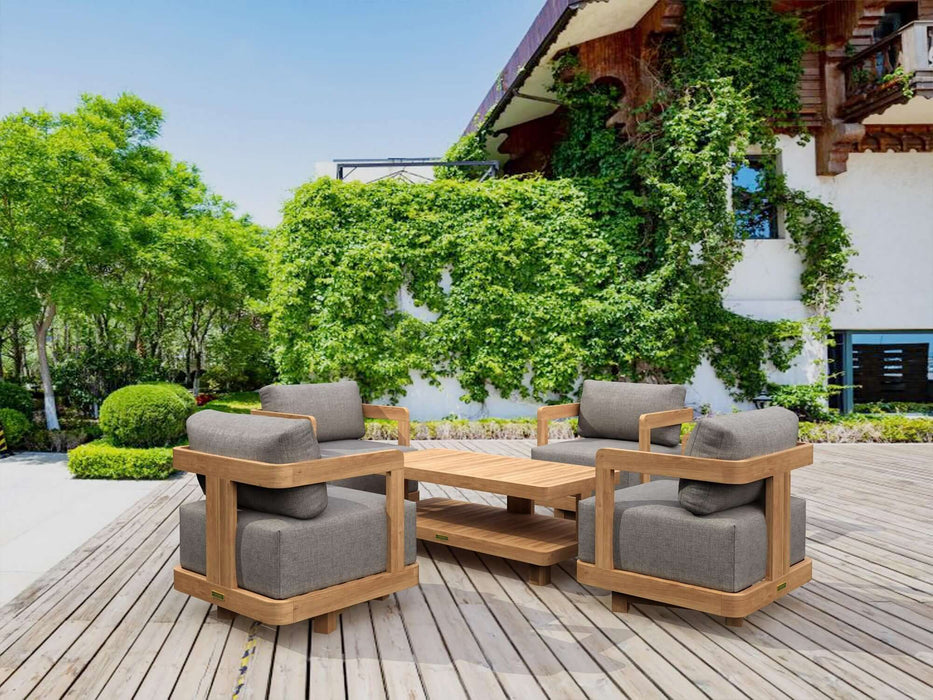 Anderson Teak SET-904 Granada  5-Piece Deep Seating : SET-904