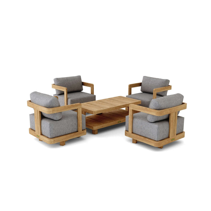Anderson Teak SET-904 Granada  5-Piece Deep Seating : SET-904