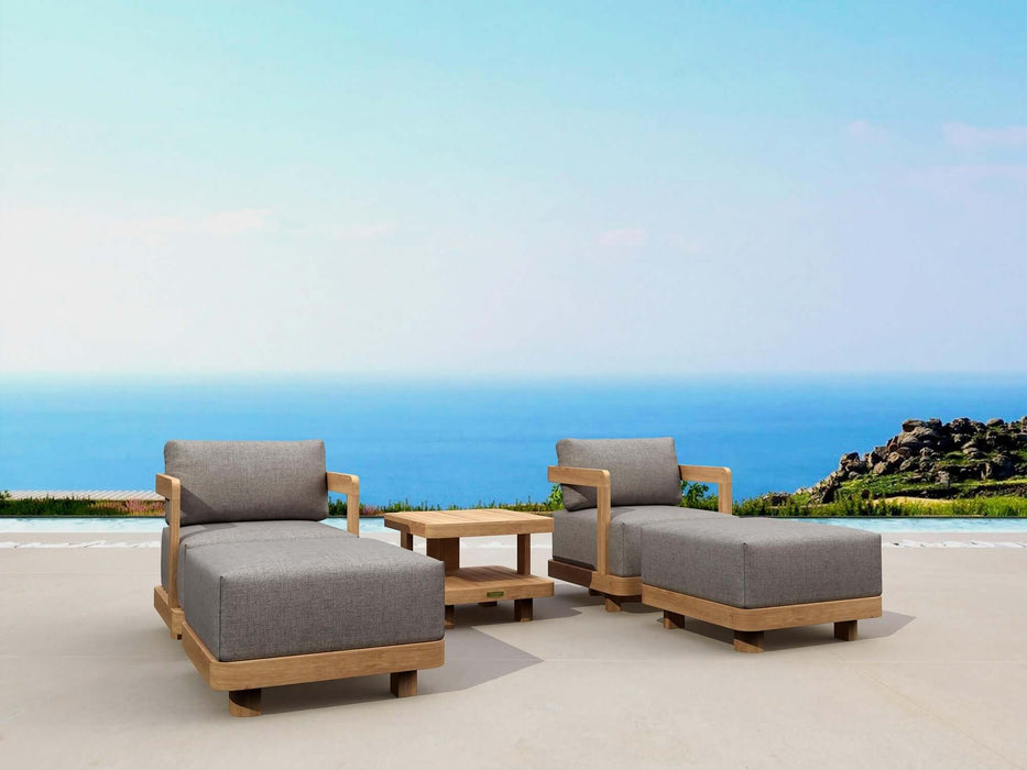 Anderson Teak SET-905 Granada 5-Piece Deep Seating : SET-905