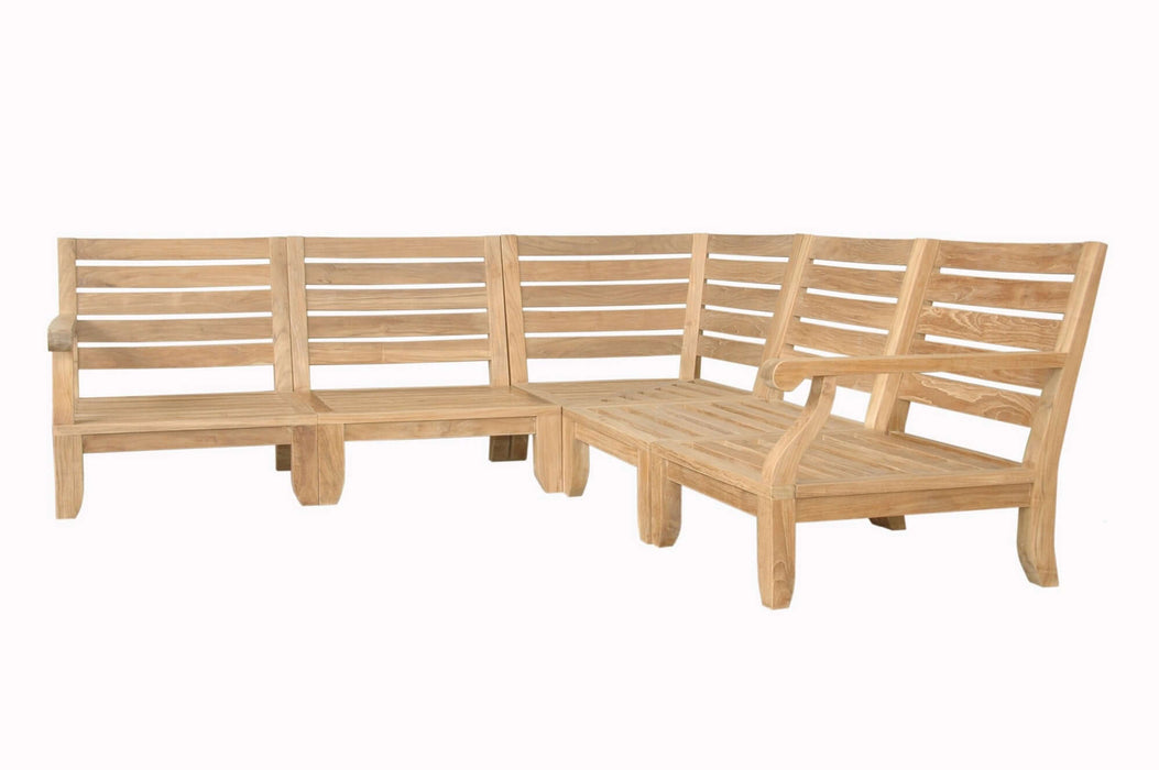 Anderson Teak Riviera Luxe 5-Piece Modular Set : Set-92