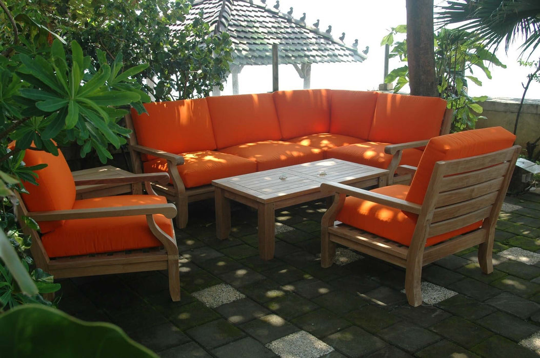Anderson Teak Riviera Luxe 8-Piece Modular Set : Set-94