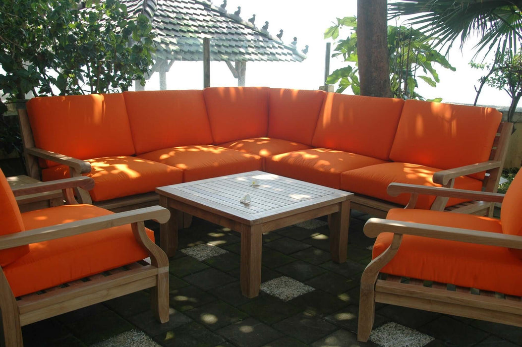 Anderson Teak Riviera Luxe 8-Piece Modular Set : Set-94