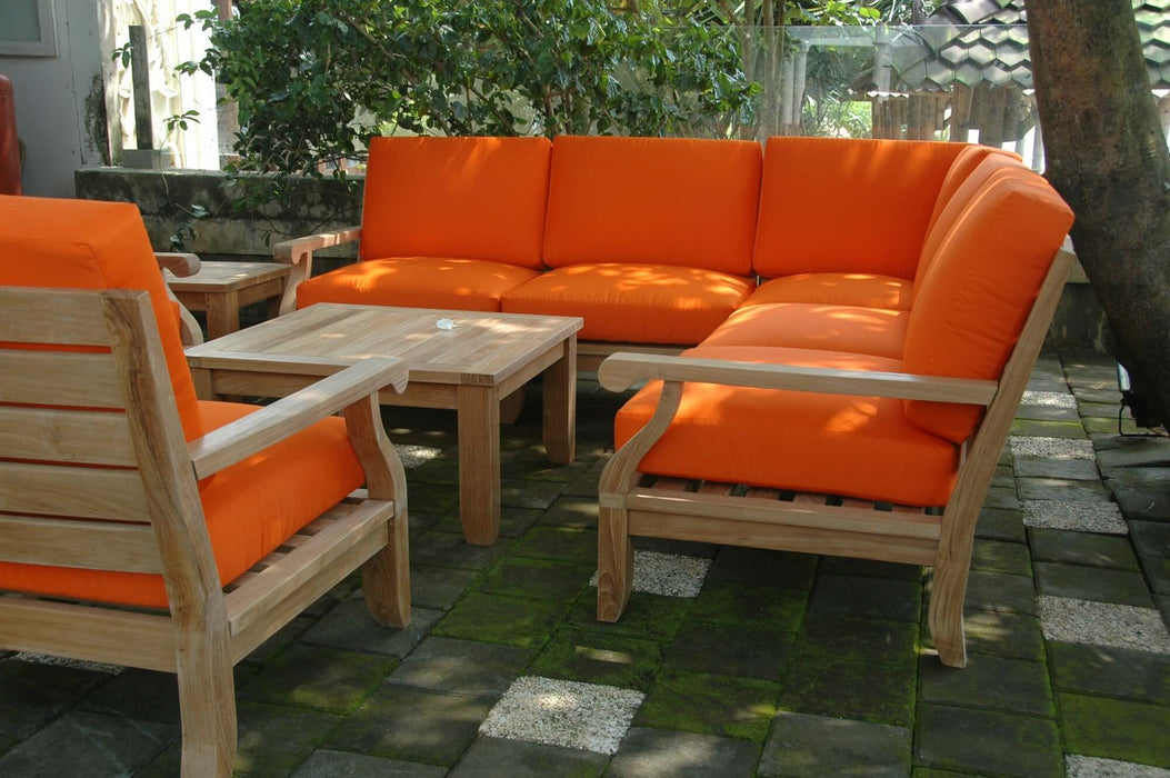 Anderson Teak Riviera Luxe 8-Piece Modular Set : Set-94