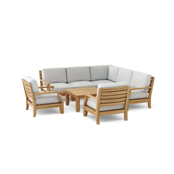 Anderson Teak Riviera Luxe 8-Piece Modular Set : Set-94