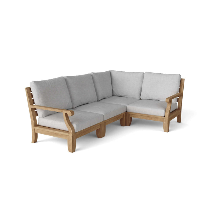 Anderson Teak Riviera Luxe 4-Piece Modular Set : Set-95