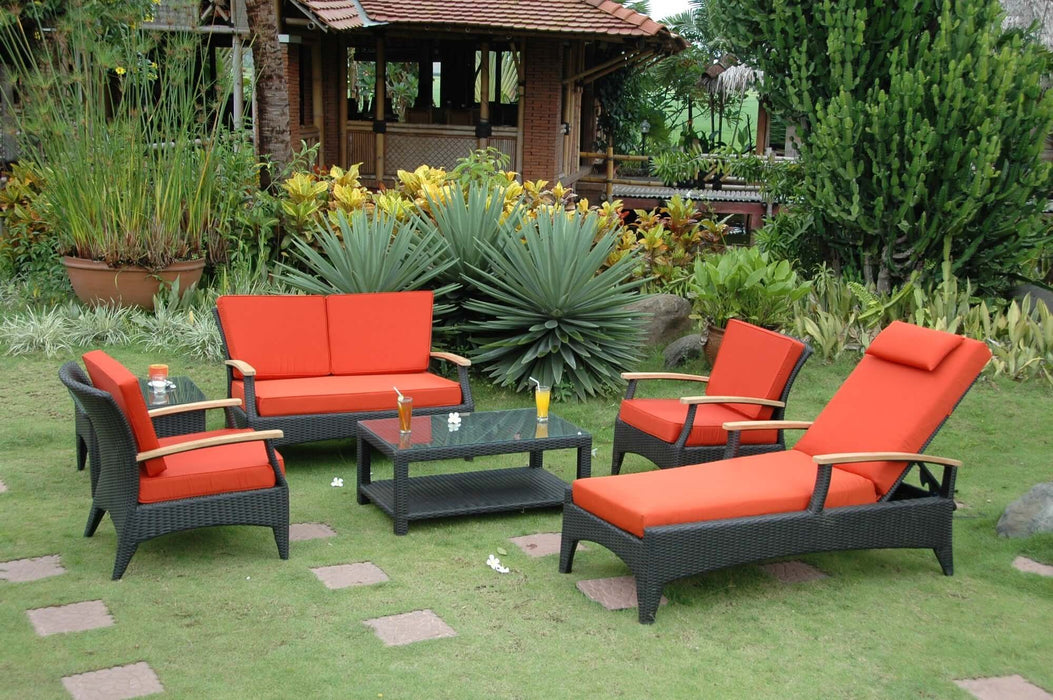 Anderson Teak Bellagio 6-Piece Deep Seating Set : SR-016DS