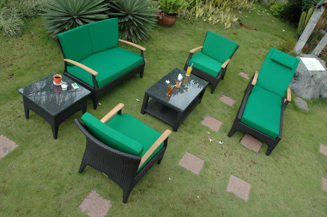 Anderson Teak Bellagio 6-Piece Deep Seating Set : SR-016DS
