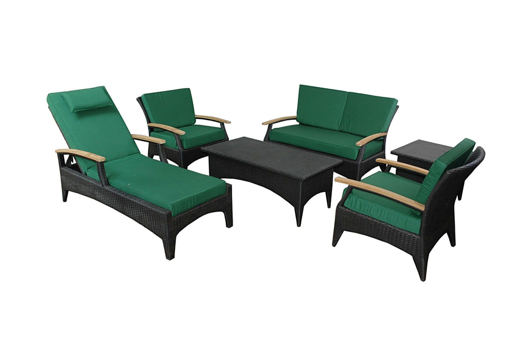 Anderson Teak Bellagio 6-Piece Deep Seating Set : SR-016DS