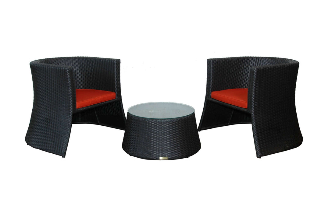 Anderson Teak Milano 3-Piece Conversation Set : SR-052