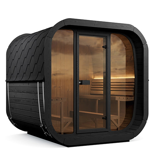 SaunaLife 6 Person Outdoor Cube Sauna Model CL7G