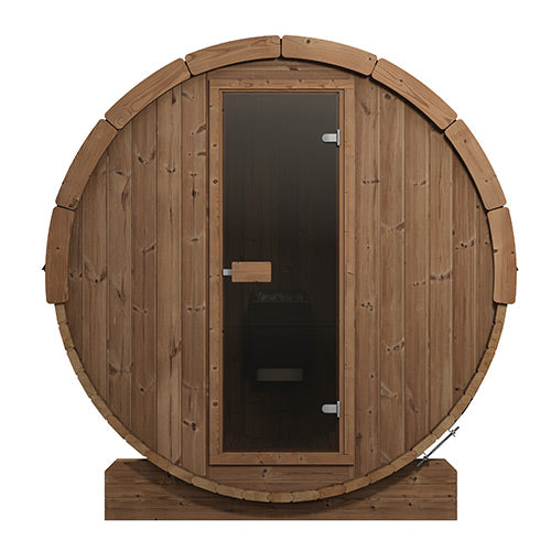 SaunaLife E8 Ergo Series Outdoor Barrel Sauna Kit