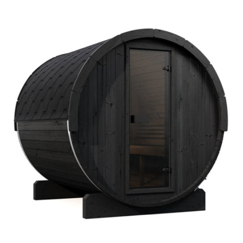 SaunaLife E8 Ergo Series Outdoor Barrel Sauna Kit