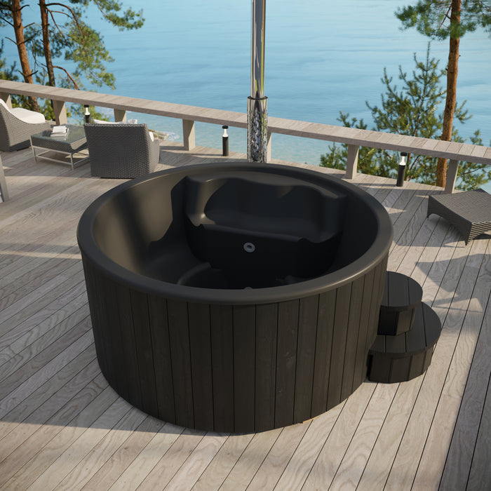 SaunaLife S4  6-Person Wood-Burning Hot Tub