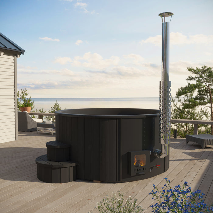 SaunaLife S4  6-Person Wood-Burning Hot Tub