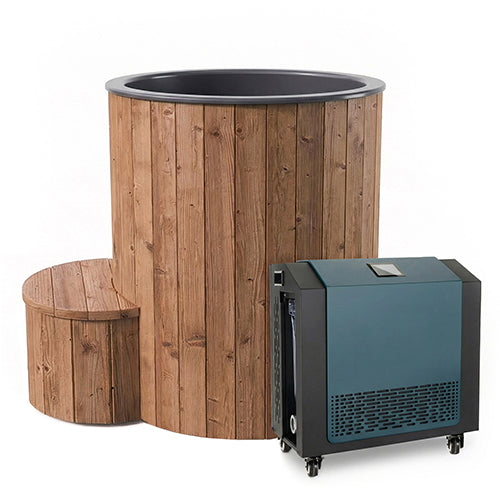 SaunaLife S1 1-Person Immersion Tub with Water Chiller/Heater Combo