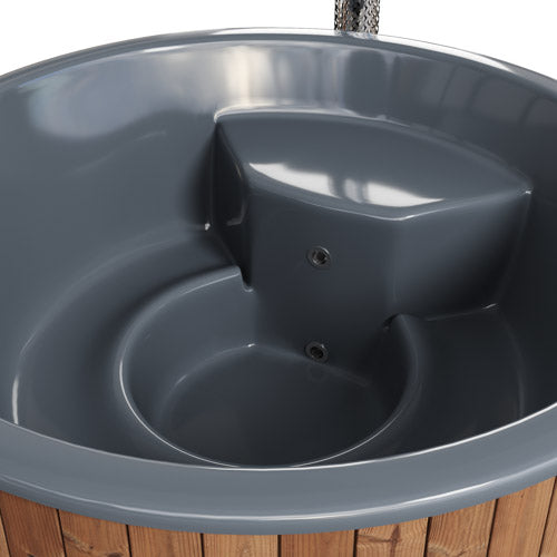 SaunaLife S6  7-Person Wood-Burning Hot Tub