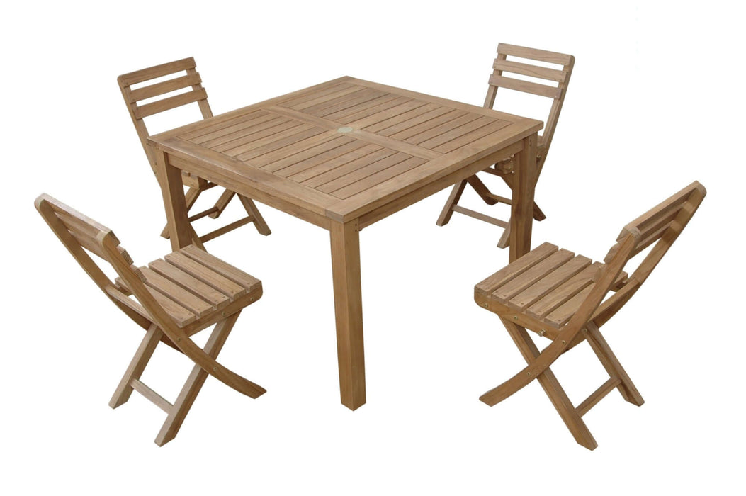 Anderson Teak Montage Alabama 5- Piece Dining Set : SET-212