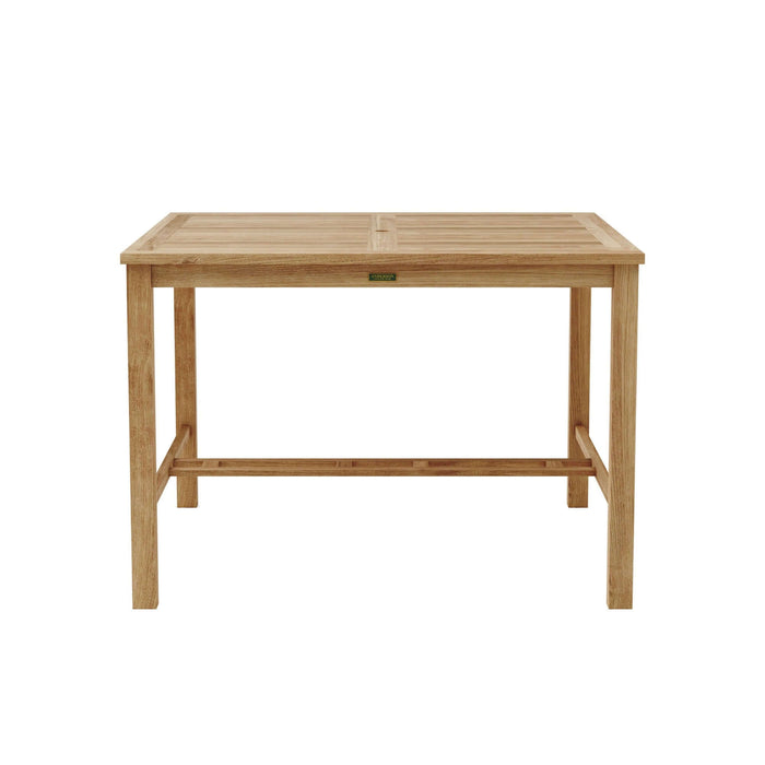 Anderson Teak Windsor 59" Square Bar Table : TB-5959BT